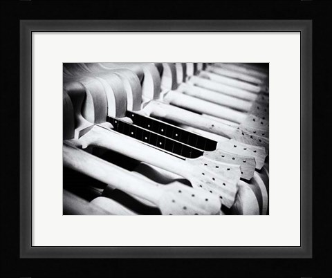 Framed Guitar Factory II Print