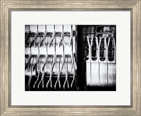 Framed Guitar Factory V Print