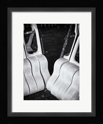 Framed Guitar Factory VI Print