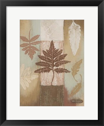 Framed Spa Silhouette I Print