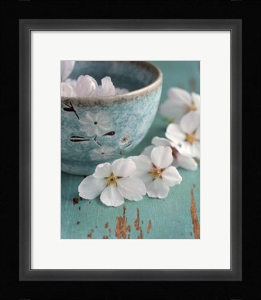 Framed Fleurs de cerisiers Print