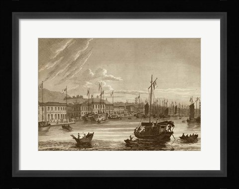 Framed Canton in China Print