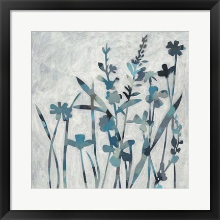 Framed Twilight Garden I Print