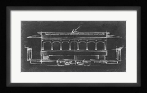 Framed Vintage Street Car II Print