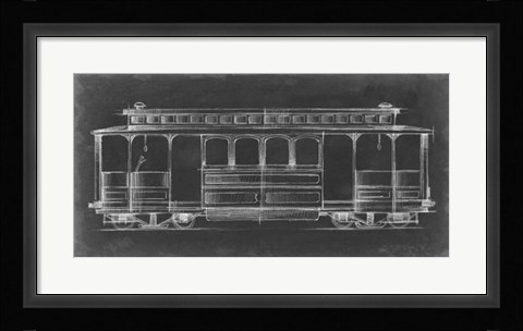Framed Vintage Street Car III Print