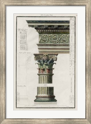 Framed Corinthian Order Print