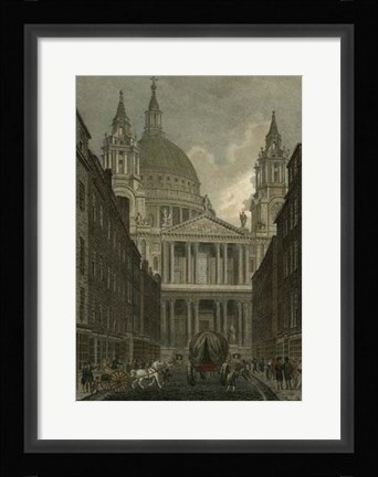 Framed St. Paul's Cathedral, London Print