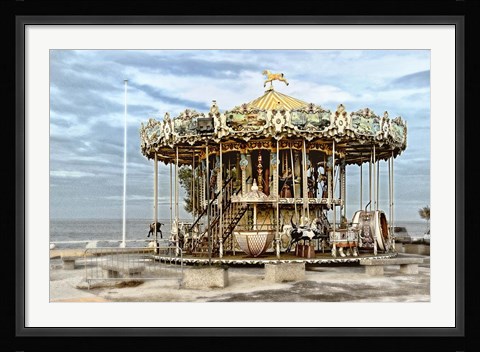 Framed Arcachon Carousel Print