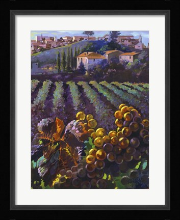 Framed View of Tuscany Print