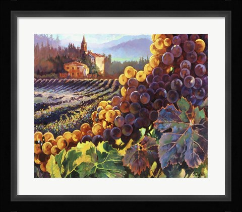 Framed Tuscany Harvest Print