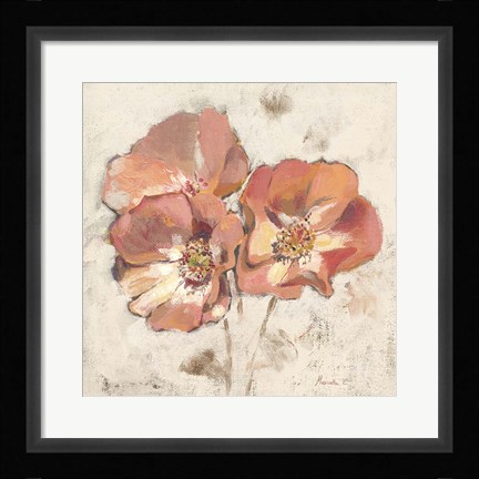 Framed Painted Roses Print