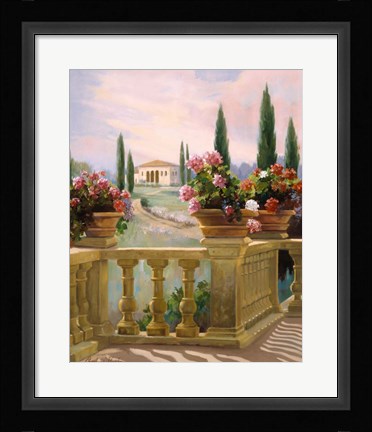 Framed Tuscany Morning Print