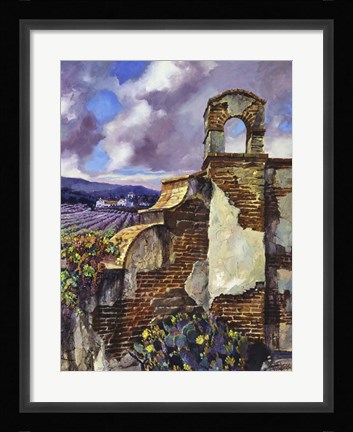 Framed Mission Vineyard Print