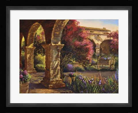 Framed Mission Garden Print