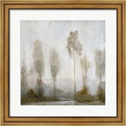 Framed Misty Marsh II Print