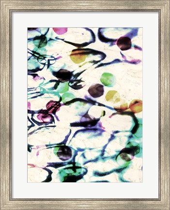 Framed Bubble Abstract II Print