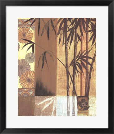 Framed Asian Bamboo Print