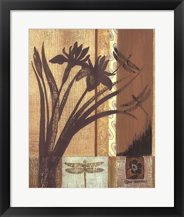 Framed Asian Iris Print