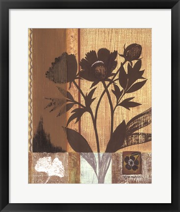 Framed Asian Peonies Print