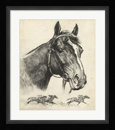 Framed Gallant Fox Print