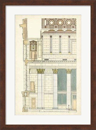 Framed Architect&#39;s Plan IV Print