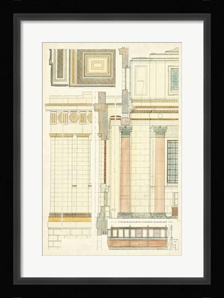 Framed Architect's Plan V Print