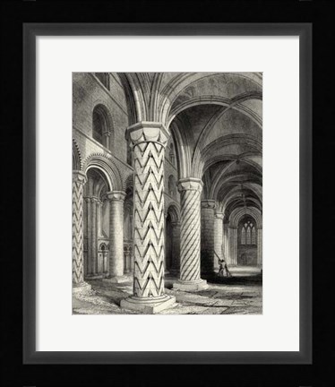 Framed Gothic Detail I Print