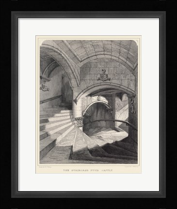 Framed Gothic Detail IV Print