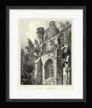 Framed Gothic Detail VII Print