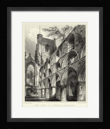 Framed Gothic Detail VIII Print