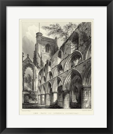 Framed Gothic Detail VIII Print