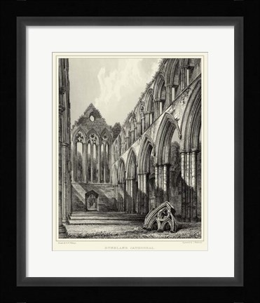 Framed Gothic Detail IX Print