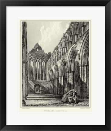 Framed Gothic Detail IX Print