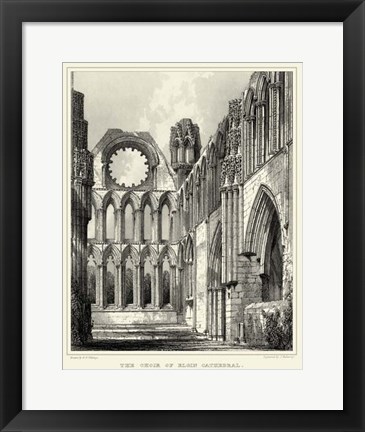 Framed Gothic Detail X Print
