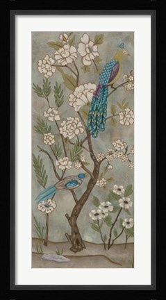 Framed Gardenia Chinoiserie II Print