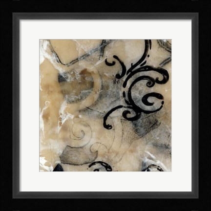 Framed Swirls &amp; Whirls III Print