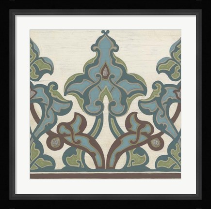 Framed Non-Embellished Persian Frieze II Print