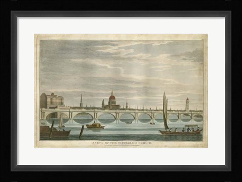 Framed Waterloo Bridge Print