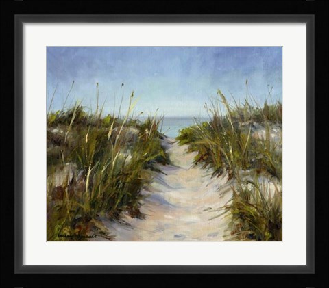 Framed Seagrass and Sand Print