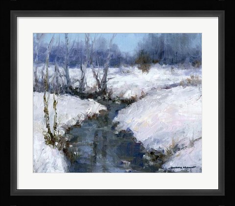 Framed Winter White Print