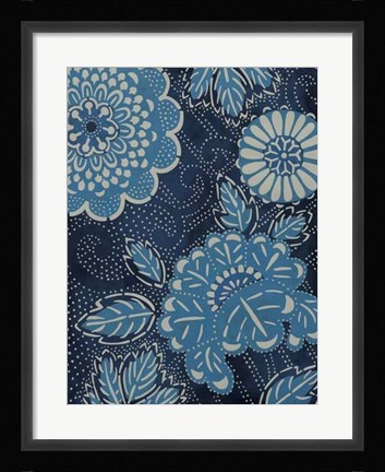 Framed Indigo Constellation I Print