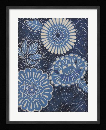 Framed Indigo Constellation II Print