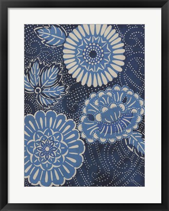 Framed Indigo Constellation II Print