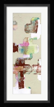 Framed Quatrefoil Cut-Outs II Print