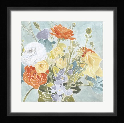 Framed Emily's Garden III Print