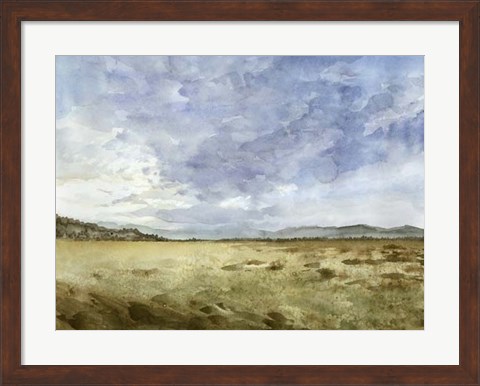 Framed Montana Horizon II Print
