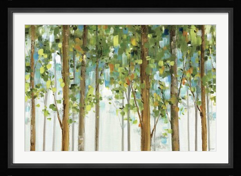 Framed Forest Study I Crop Print