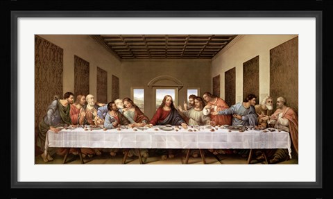 Framed Last Supper Print