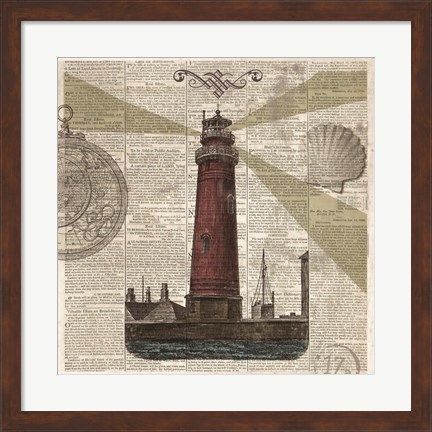 Framed Nautical Collection II Print