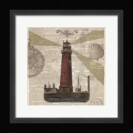 Framed Nautical Collection II Print